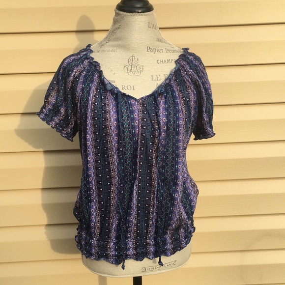 Peasant Blouse - Belle du Joir - XL Juniors - Picture 8 of 8